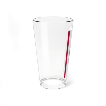 Flag of Fokto ceremonial (Hungary) Pint Glass 16oz