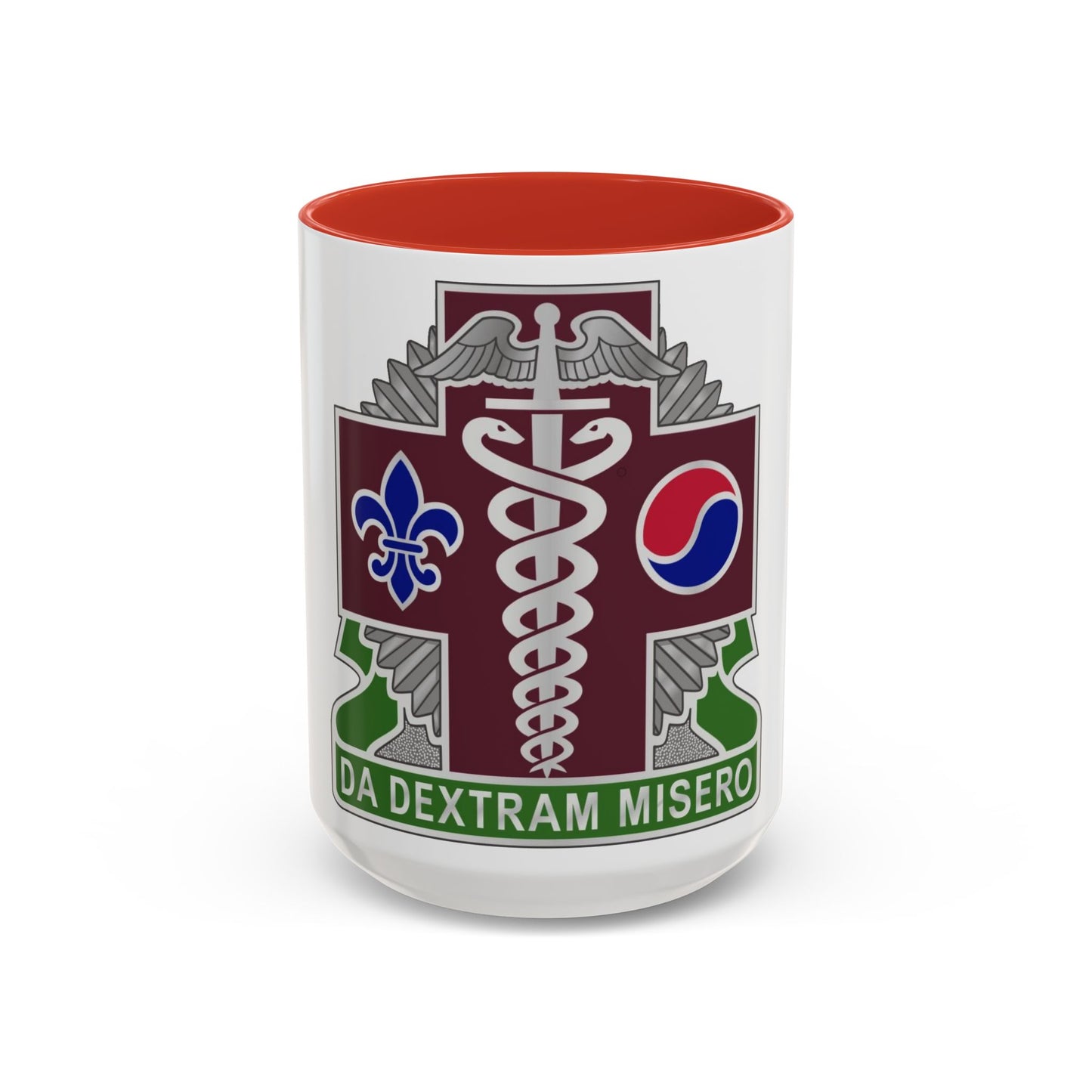 65 Medical Brigade 2 (U.S. Army) Accent Coffee Mug