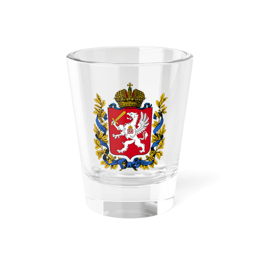Coat of arms of Governorate of Livonia 1856 (Russia) (Coat of Arms) Shot Glass 1.5oz