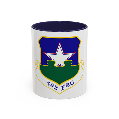 502d Force Support Group (U.S. Air Force) Accent Coffee Mug