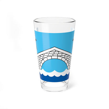 Pays de Pontivy traditional district flag (France) Pint Glass 16oz