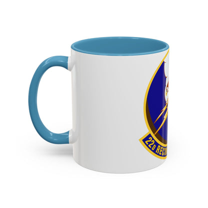 22d Reconnaissance Squadron (U.S. Air Force) Accent Coffee Mug