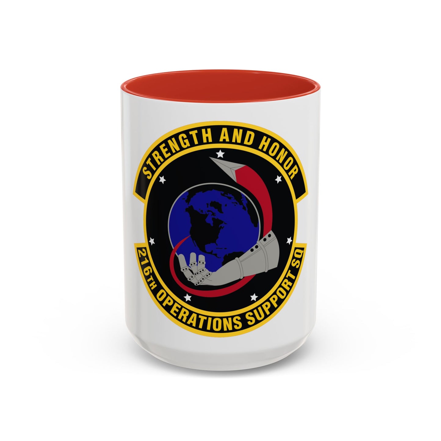 216th Operations Support Squadron (U.S. Air Force) Accent Coffee Mug