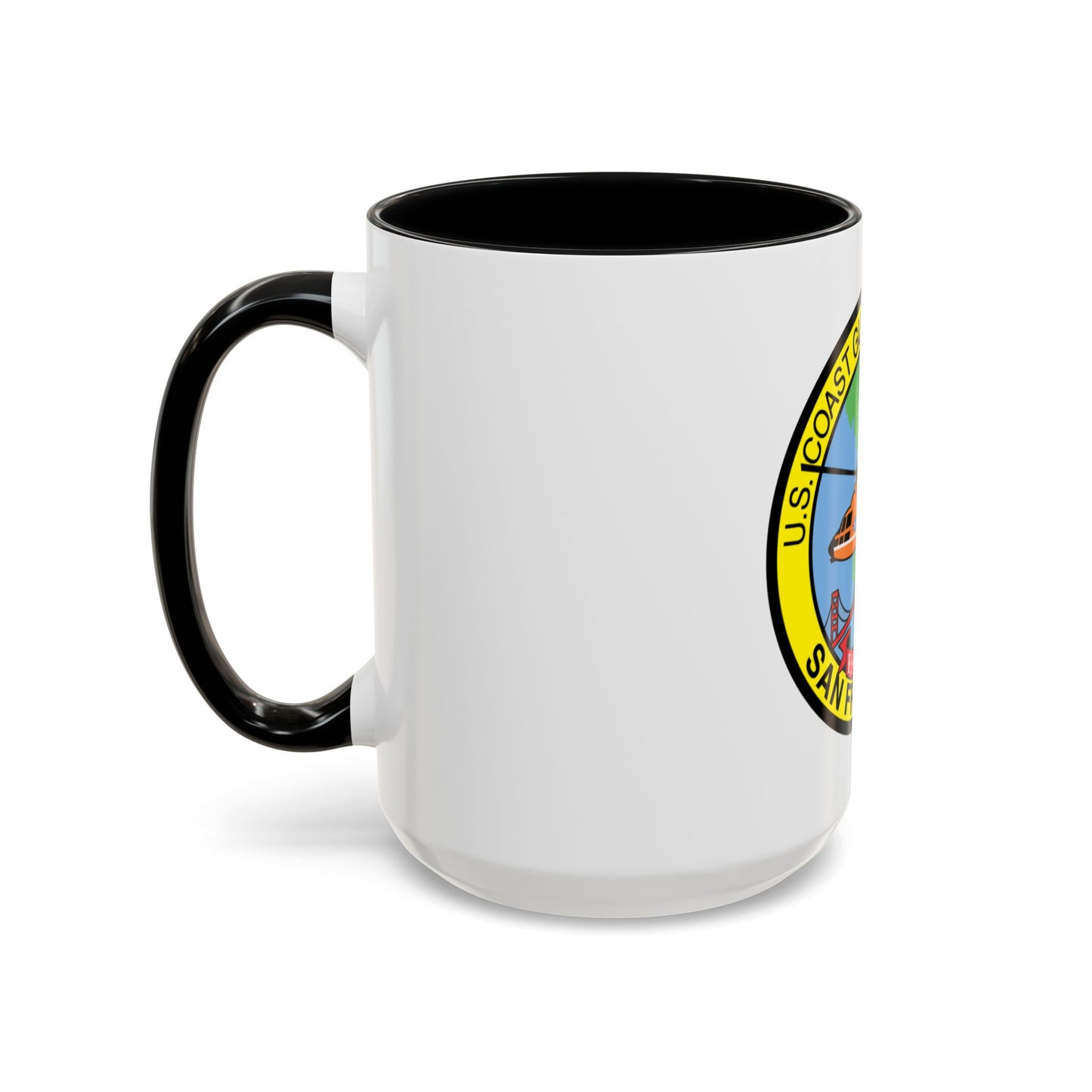 USCG Air Station San Francisco (U.S. Coast Guard) Accent Coffee Mug