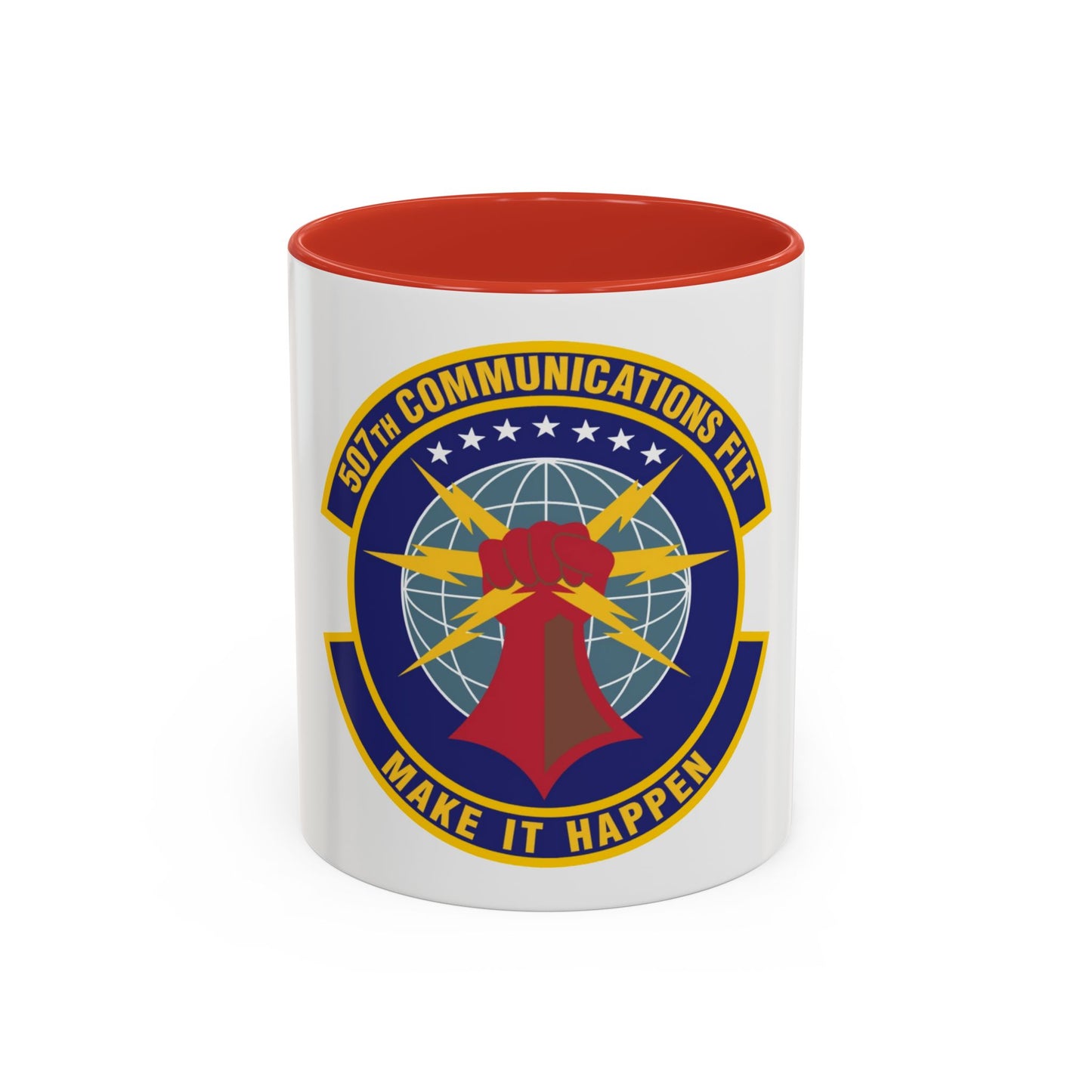 507th Communications Flight (U.S. Air Force) Accent Coffee Mug