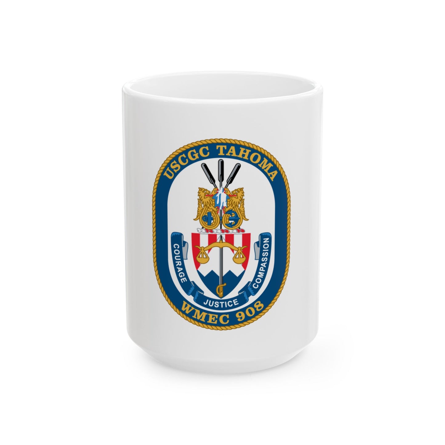 USCGC Tahoma WMEC 908 (U.S. Coast Guard) White Coffee Mug