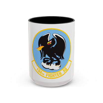 194 Fighter Squadron (U.S. Air Force) Accent Coffee Mug