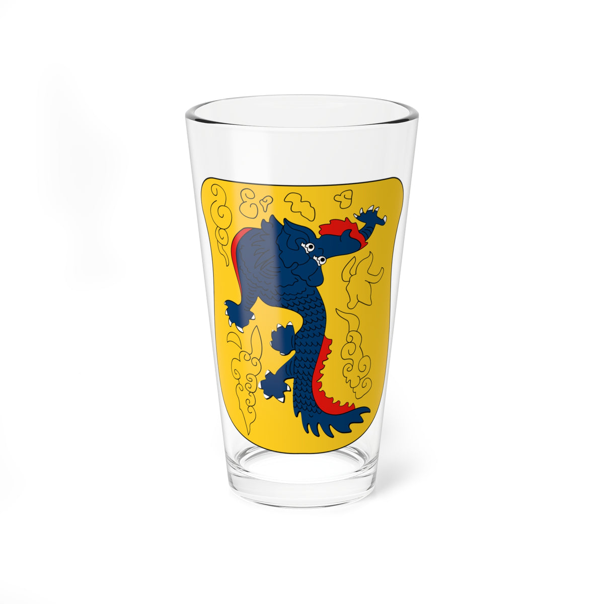 Old emblem of Shanghai (China) (Coat of Arms) Pint Glass 16oz