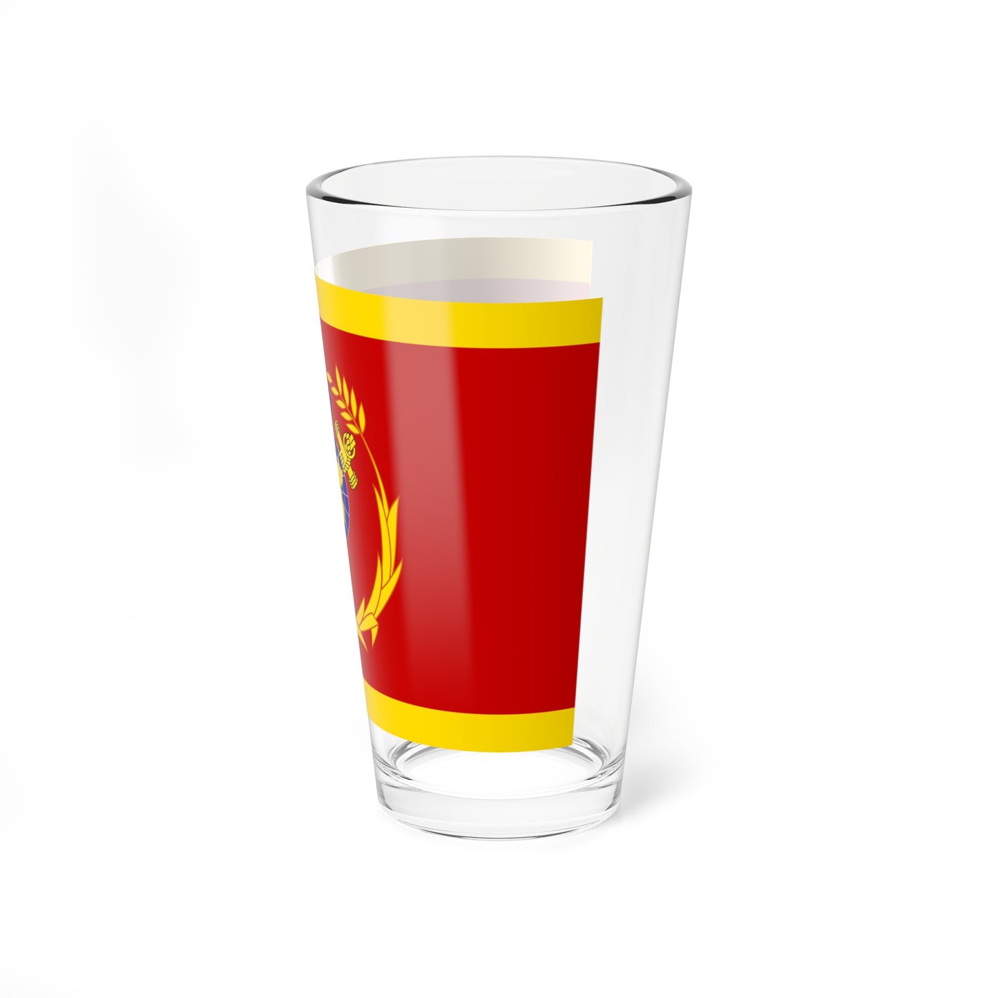 ROCMC Commanders Flag (China) Pint Glass 16oz