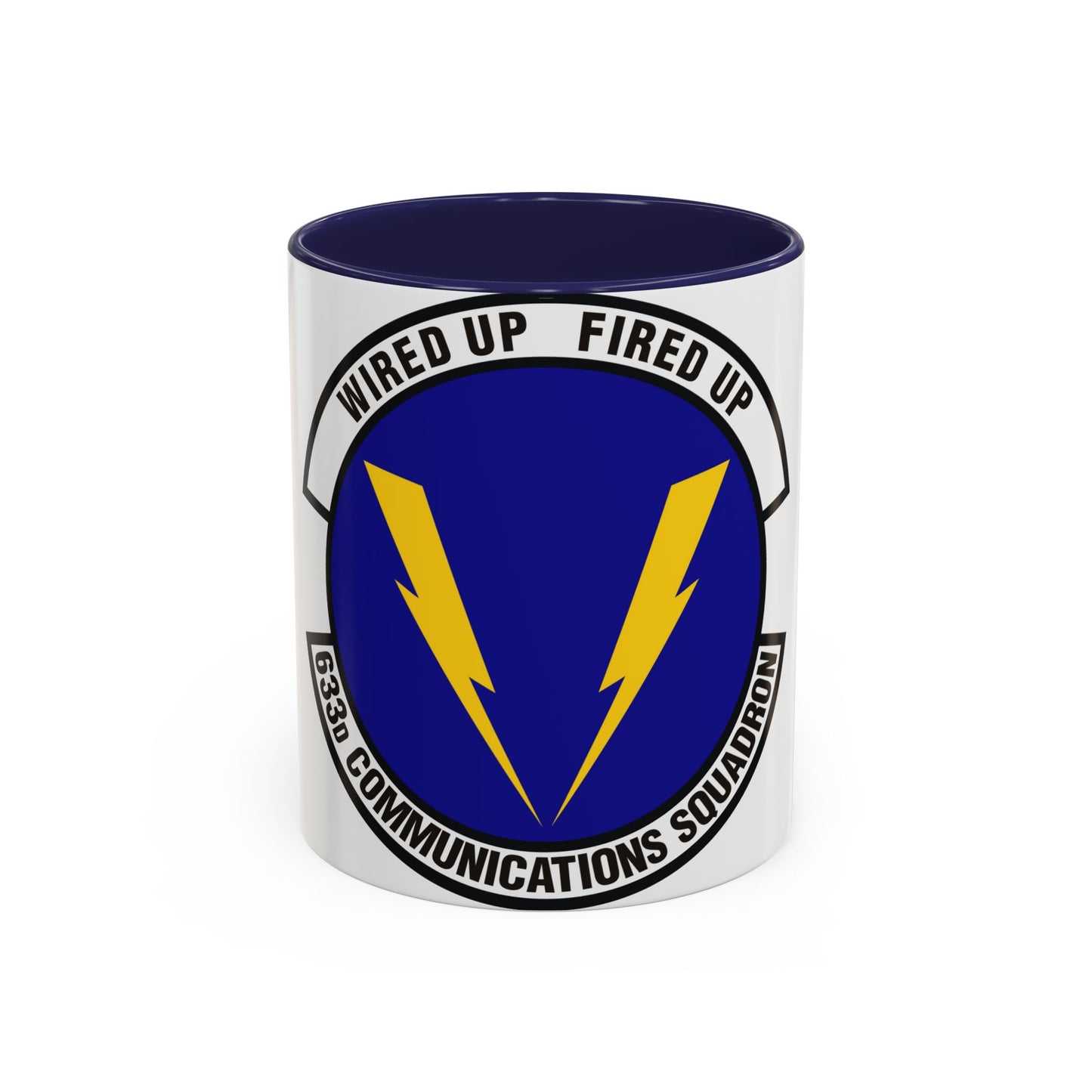 633d Communications Squadron (U.S. Air Force) Accent Coffee Mug