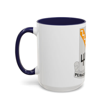 118 Signal Battalion (U.S. Army) Accent Coffee Mug