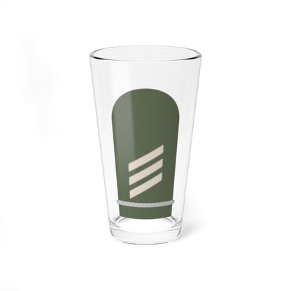 Dienstgrad Bundeswehr Heer 034 Hauptgefreiter Offizieranwaerter (Germany) (Military Rank) Pint Glass 16oz