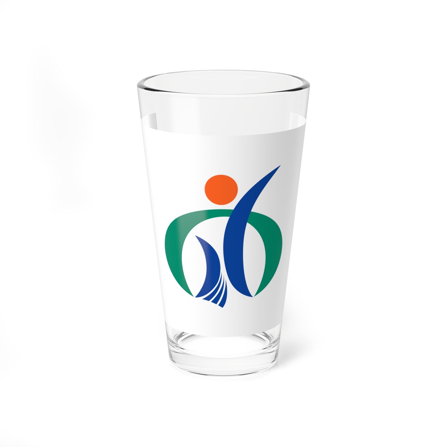 Flag of Shimanto-town Kochi (Japan) Pint Glass 16oz