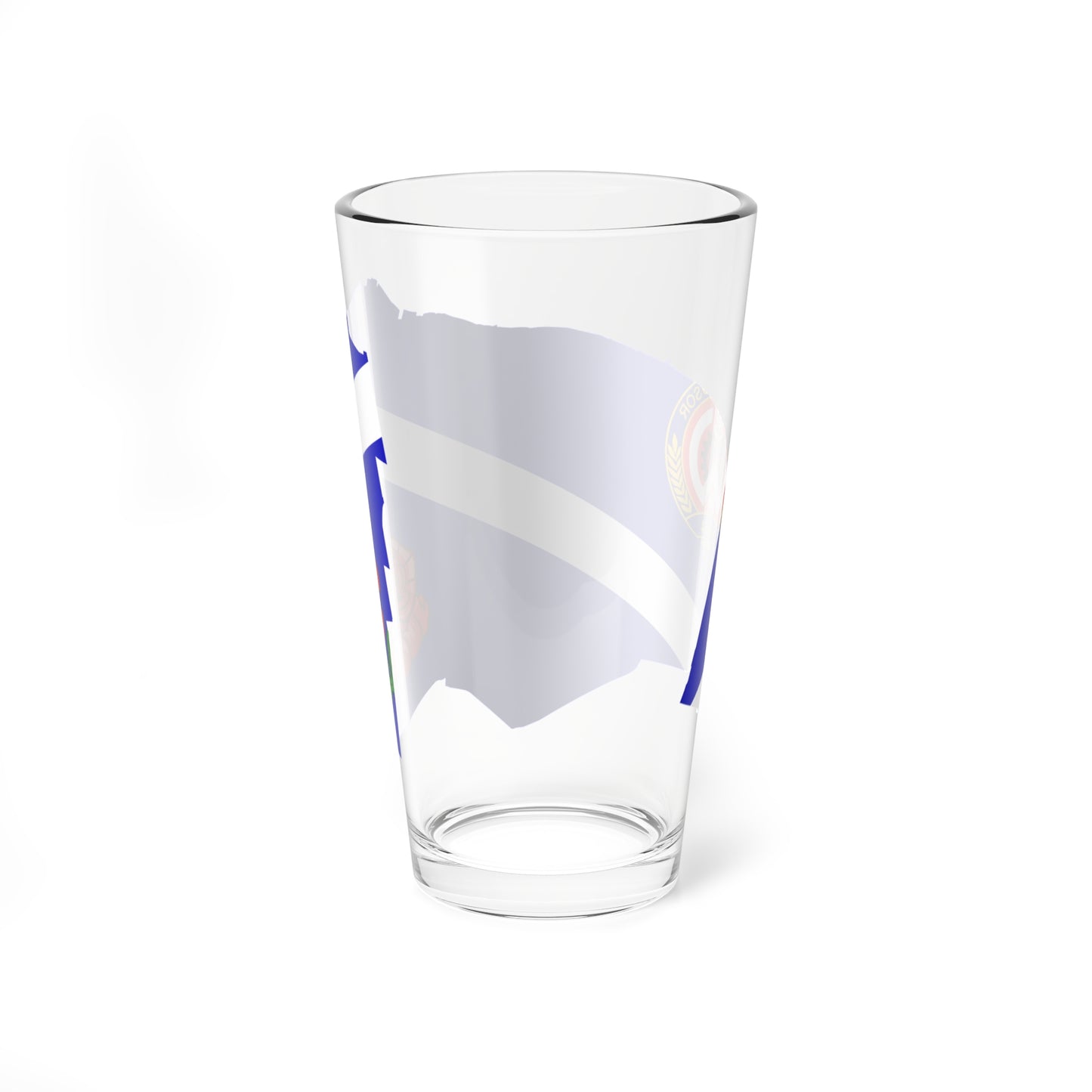 Flag-map of Windsor (Canada) Pint Glass 16oz
