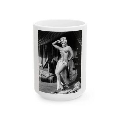 Kim Novak #289 (Vintage Female Icon) White Coffee Mug-15oz-Go Mug Yourself