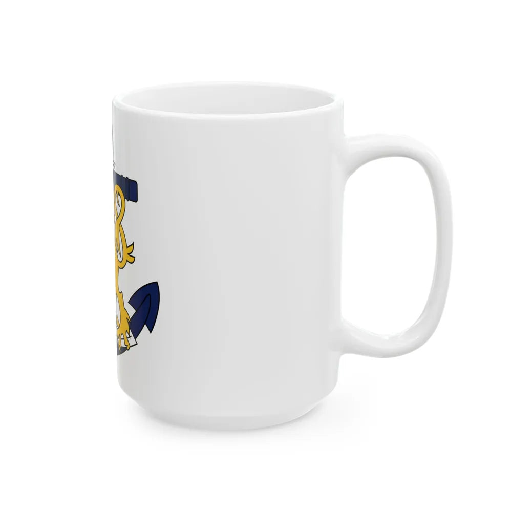 Coat of Arms of Finnish Navy - White Coffee Mug-Go Mug Yourself