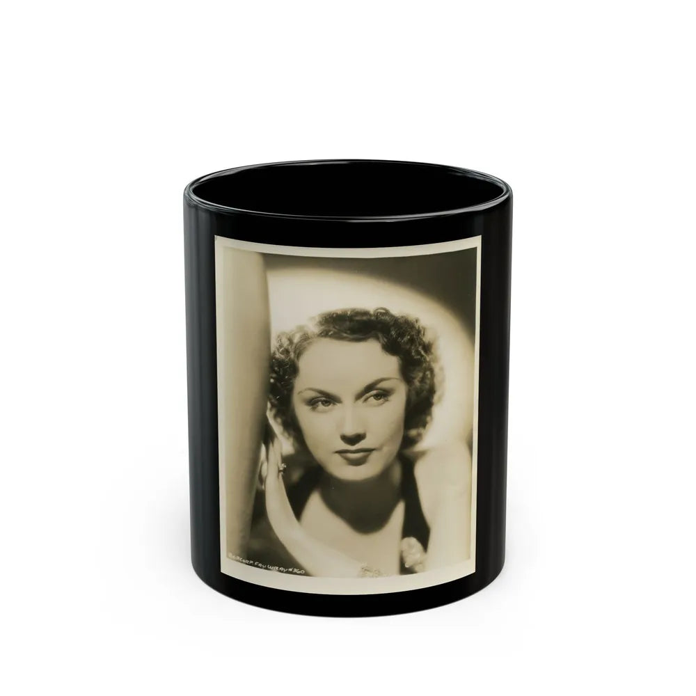 Fay Wray #188 (Vintage Female Icon) Black Coffee Mug-11oz-Go Mug Yourself