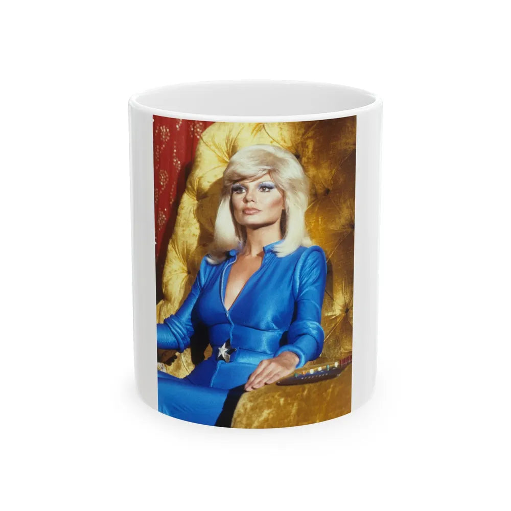 Loni Anderson #60 (Vintage Female Icon) White Coffee Mug-11oz-Go Mug Yourself