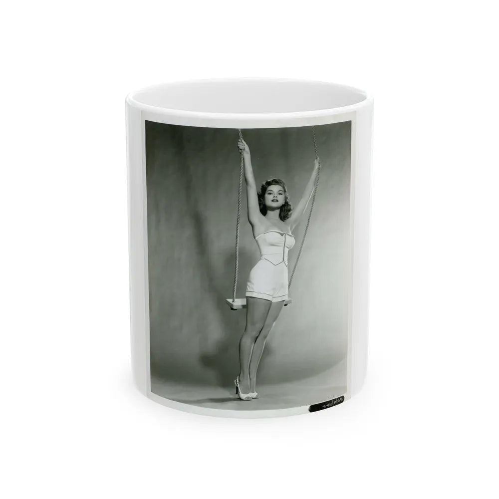 Debra Paget #652 (Vintage Female Icon) White Coffee Mug-11oz-Go Mug Yourself