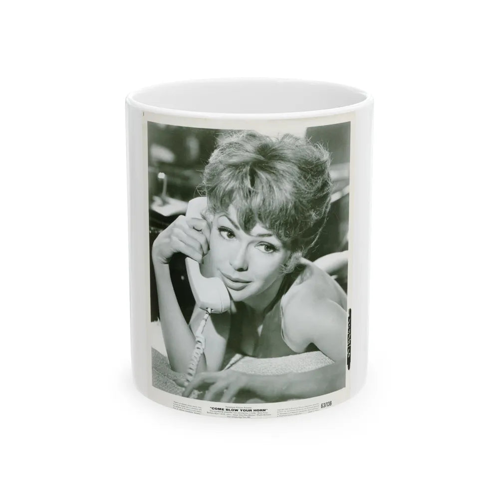 Barbara Rush #229 (Vintage Female Icon) White Coffee Mug-11oz-Go Mug Yourself