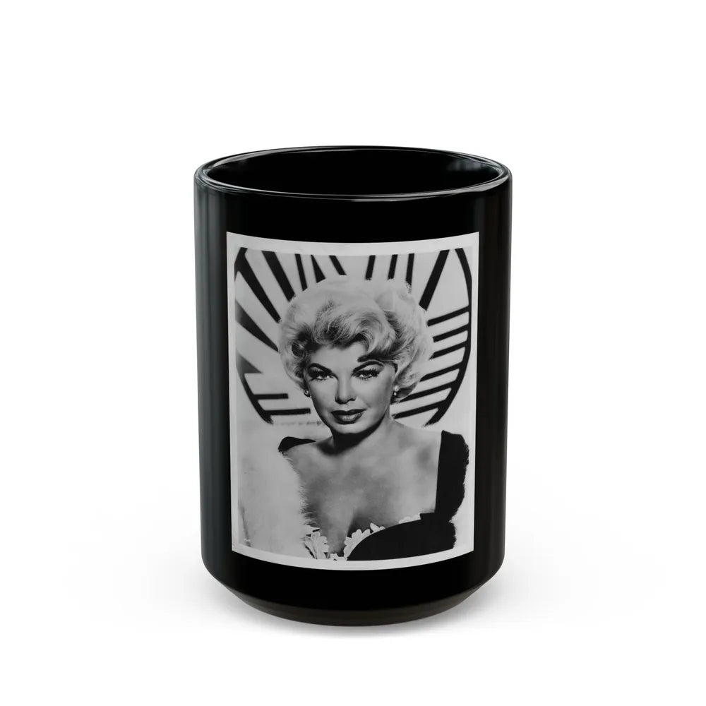 Barbara Nichols #478 (Vintage Female Icon) Black Coffee Mug-15oz-Go Mug Yourself