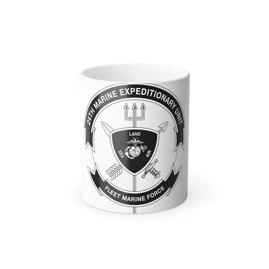 24th MEU BW (USMC) Color Changing Coffee Mug 11oz - Go Mug Yourself