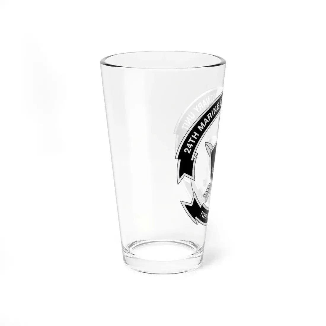 24th MEU BW (USMC) Pint Glass 16oz - Go Mug Yourself