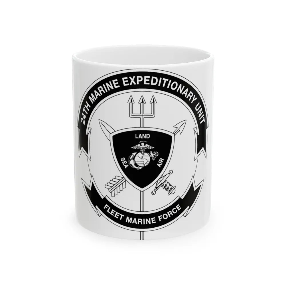 24th MEU BW (USMC) White Coffee Mug-11oz-Go Mug Yourself