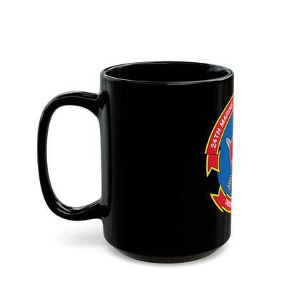 24th MEU Crisis Response Force (USMC) Black Coffee Mug-Go Mug Yourself