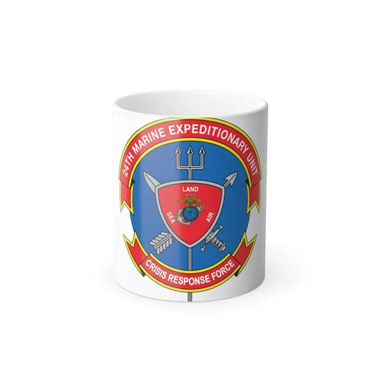 24th MEU Crisis Response Force (USMC) Color Changing Coffee Mug 11oz - Go Mug Yourself