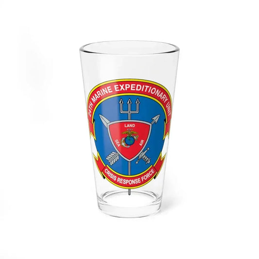 24th MEU Crisis Response Force (USMC) Pint Glass 16oz 16oz - Go Mug Yourself
