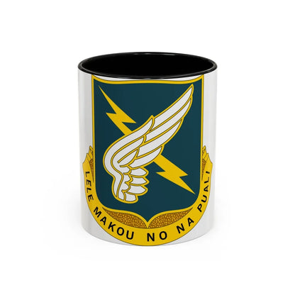 25 Aviation Regiment (U.S. Army) Accent Coffee Mug-11oz-Black-Go Mug Yourself