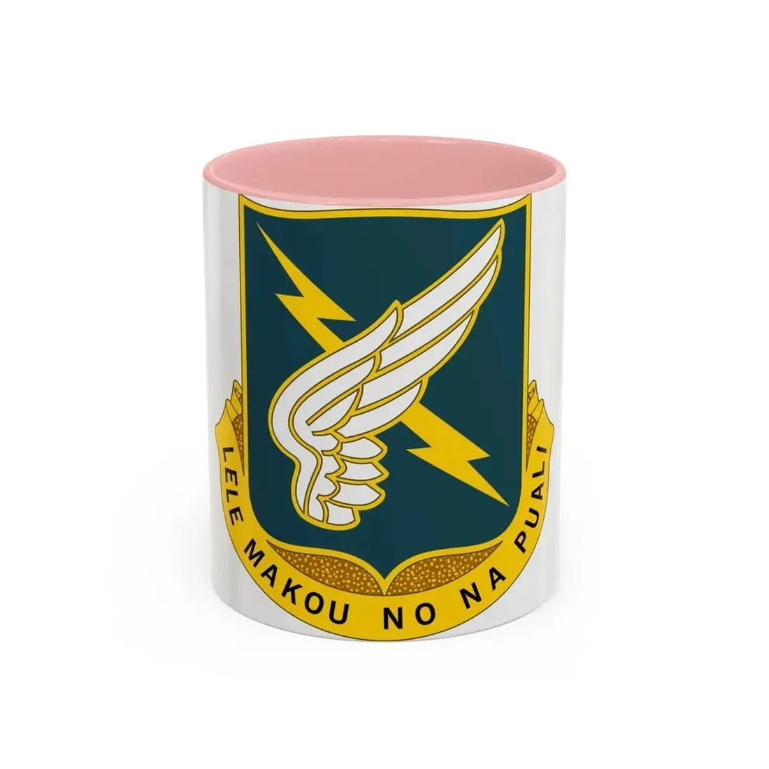 25 Aviation Regiment (U.S. Army) Accent Coffee Mug 11oz Pink - Go Mug Yourself