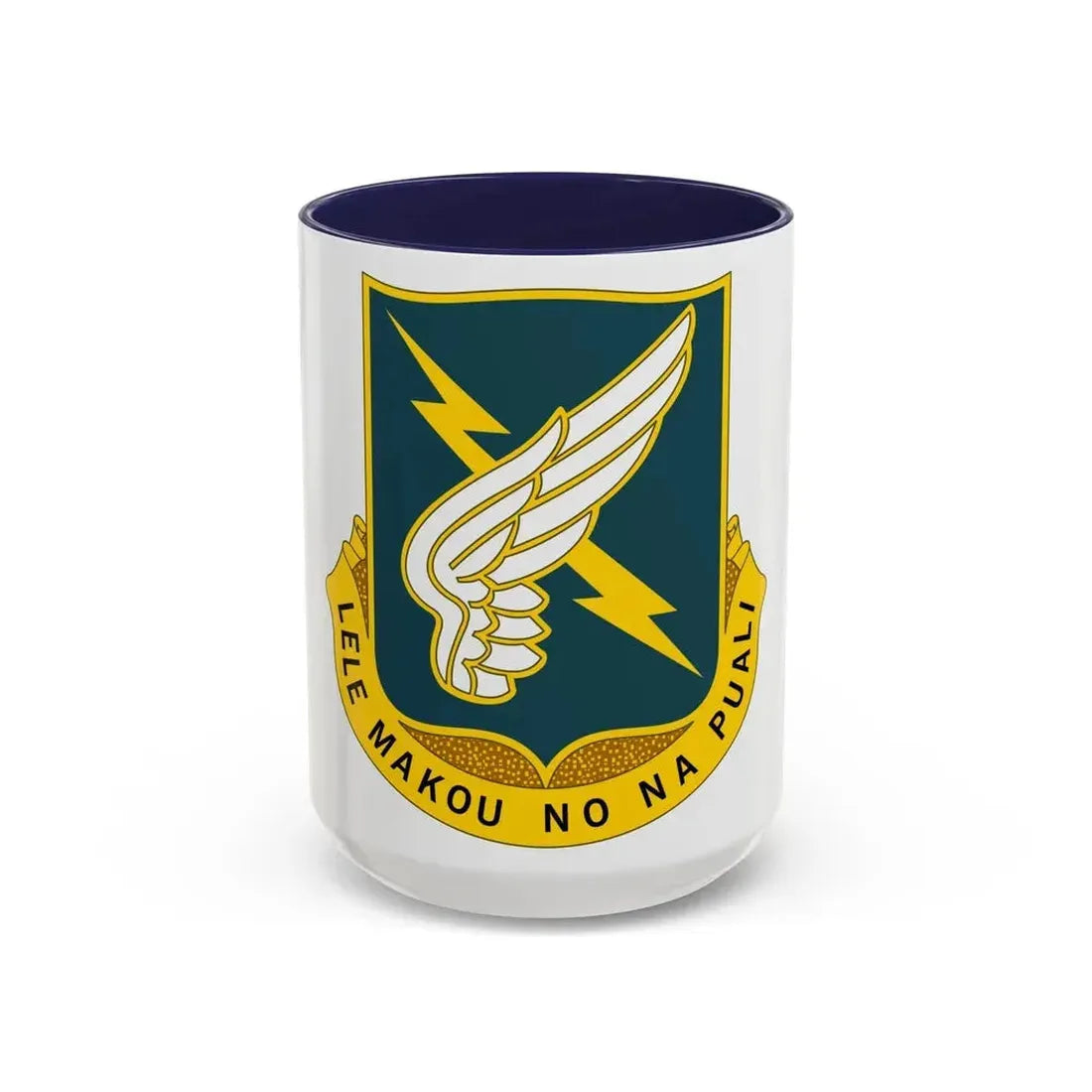 25 Aviation Regiment (U.S. Army) Accent Coffee Mug 15oz Navy - Go Mug Yourself