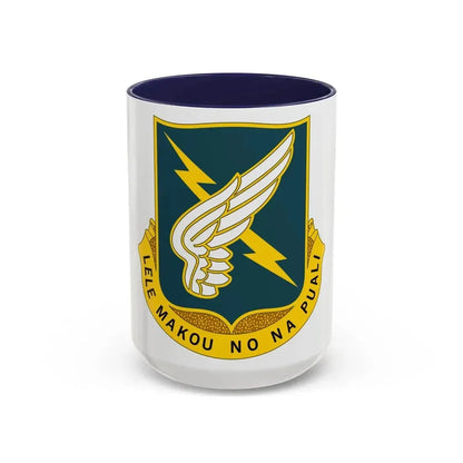 25 Aviation Regiment (U.S. Army) Accent Coffee Mug 15oz Navy - Go Mug Yourself