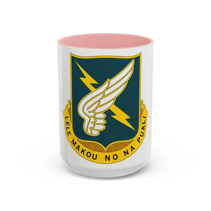 25 Aviation Regiment (U.S. Army) Accent Coffee Mug 15oz Pink - Go Mug Yourself