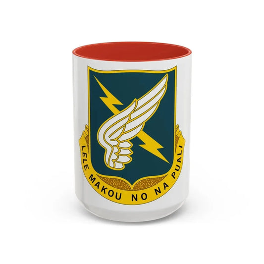 25 Aviation Regiment (U.S. Army) Accent Coffee Mug 15oz Red - Go Mug Yourself