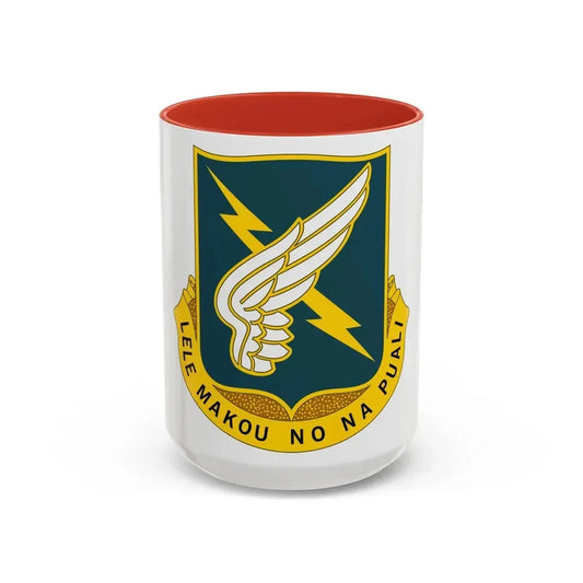 25 Aviation Regiment (U.S. Army) Accent Coffee Mug 15oz Red - Go Mug Yourself