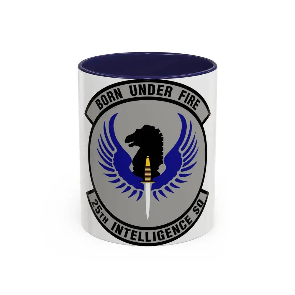 25 Intelligence Squadron AFISRA (U.S. Air Force) Accent Coffee Mug 11oz Navy - Go Mug Yourself