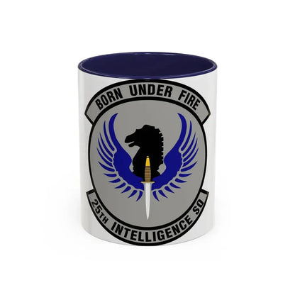 25 Intelligence Squadron AFISRA (U.S. Air Force) Accent Coffee Mug 11oz Navy - Go Mug Yourself