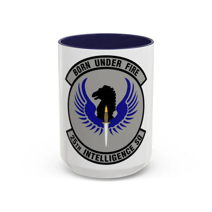 25 Intelligence Squadron AFISRA (U.S. Air Force) Accent Coffee Mug 15oz Navy - Go Mug Yourself