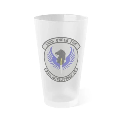 25 Intelligence Squadron AFISRA (U.S. Air Force) Frosted Pint Glass 16oz 16oz Frosted - Go Mug Yourself