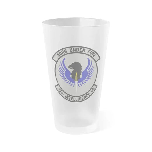 25 Intelligence Squadron AFISRA (U.S. Air Force) Frosted Pint Glass 16oz 16oz Frosted - Go Mug Yourself