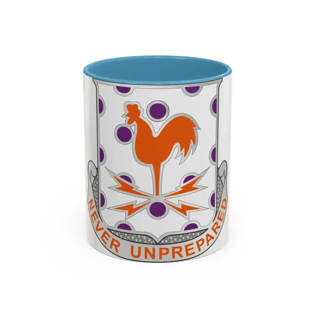 25 Signal Battalion (U.S. Army) Accent Coffee Mug 11oz Light Blue - Go Mug Yourself