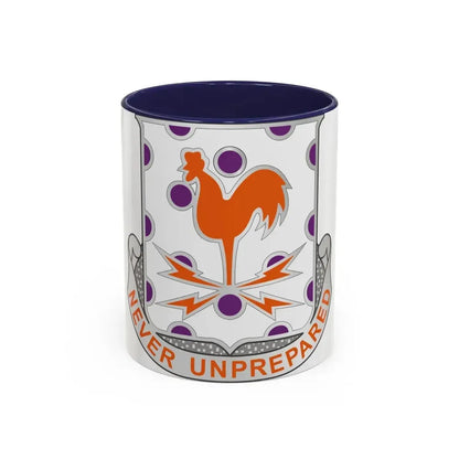 25 Signal Battalion (U.S. Army) Accent Coffee Mug 11oz Navy - Go Mug Yourself