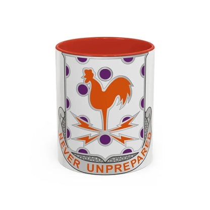 25 Signal Battalion (U.S. Army) Accent Coffee Mug 11oz Red - Go Mug Yourself