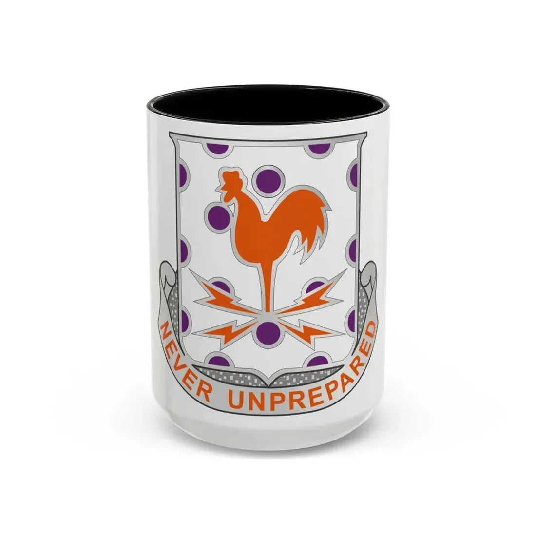 25 Signal Battalion (U.S. Army) Accent Coffee Mug 15oz Black - Go Mug Yourself