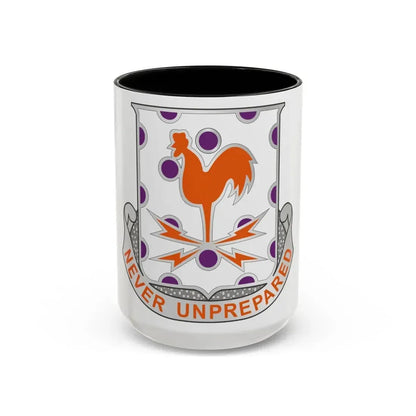 25 Signal Battalion (U.S. Army) Accent Coffee Mug 15oz Black - Go Mug Yourself