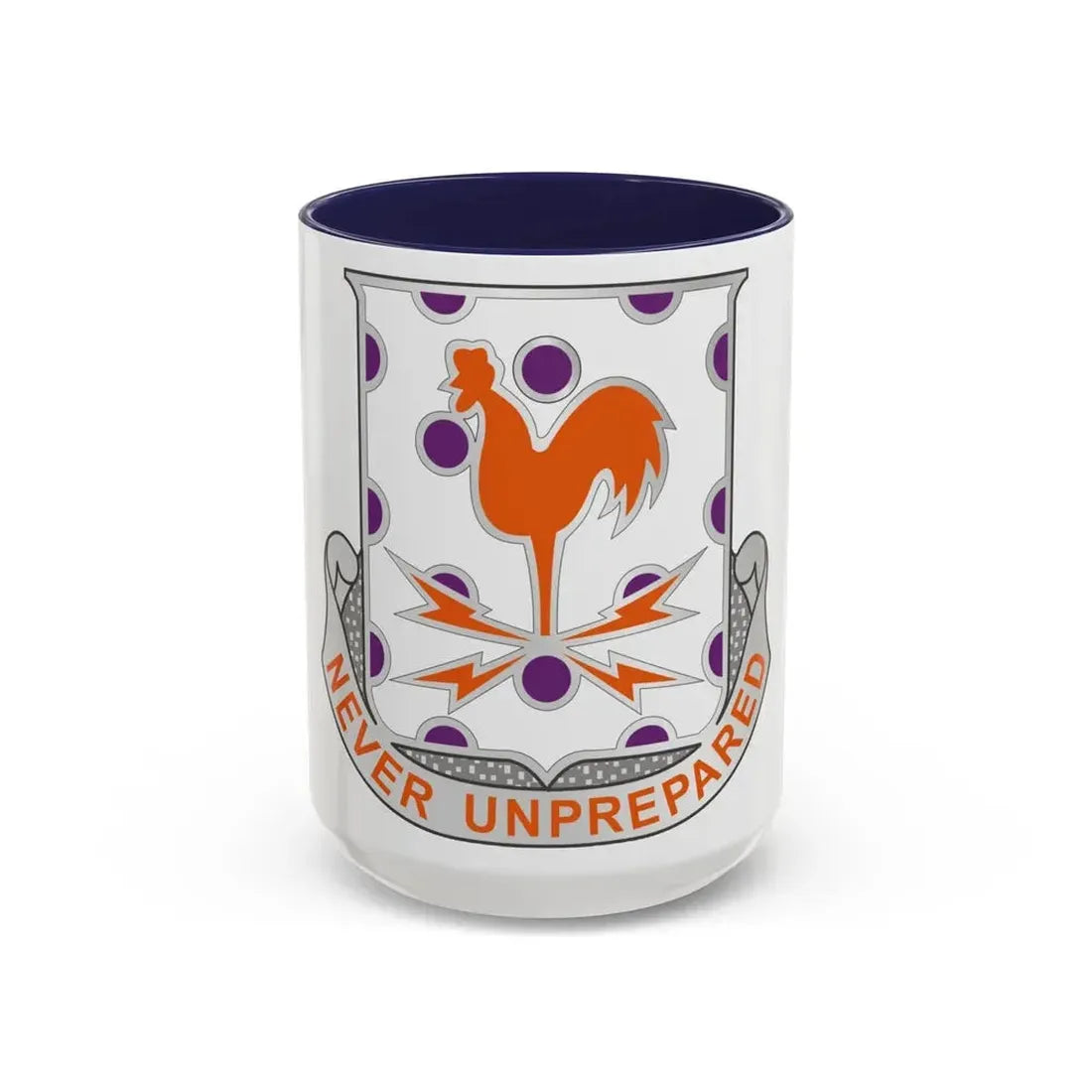 25 Signal Battalion (U.S. Army) Accent Coffee Mug 15oz Navy - Go Mug Yourself