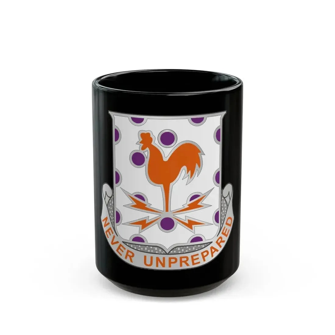 25 Signal Battalion (U.S. Army) Black Coffee Mug 15oz - Go Mug Yourself